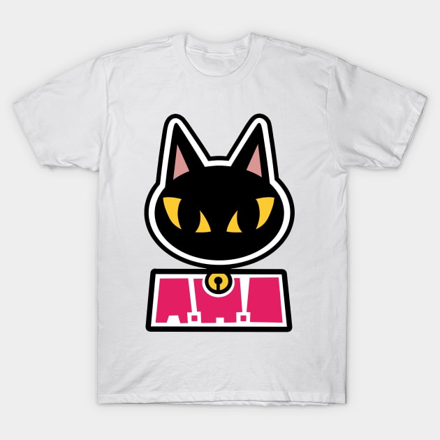 Black Cat T-Shirt by scribblekisses